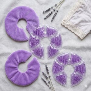 2 Sets Breastfeeding Hot/Cold Therapy Gel Pads - Postpartum & Mastitis Relief
